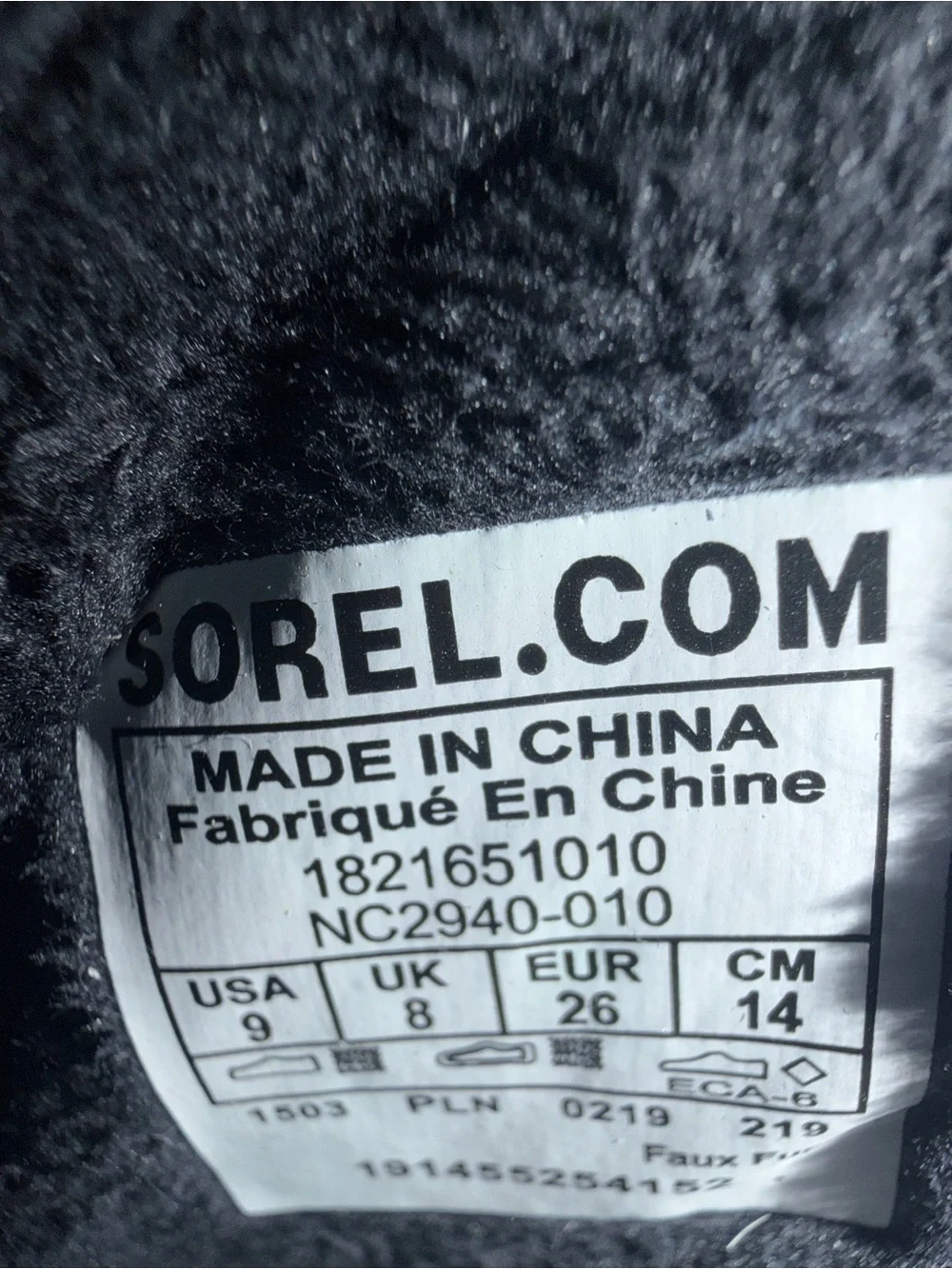 SOREL Kids Whitney II Strap Waterproof Black Winter Snow Boots